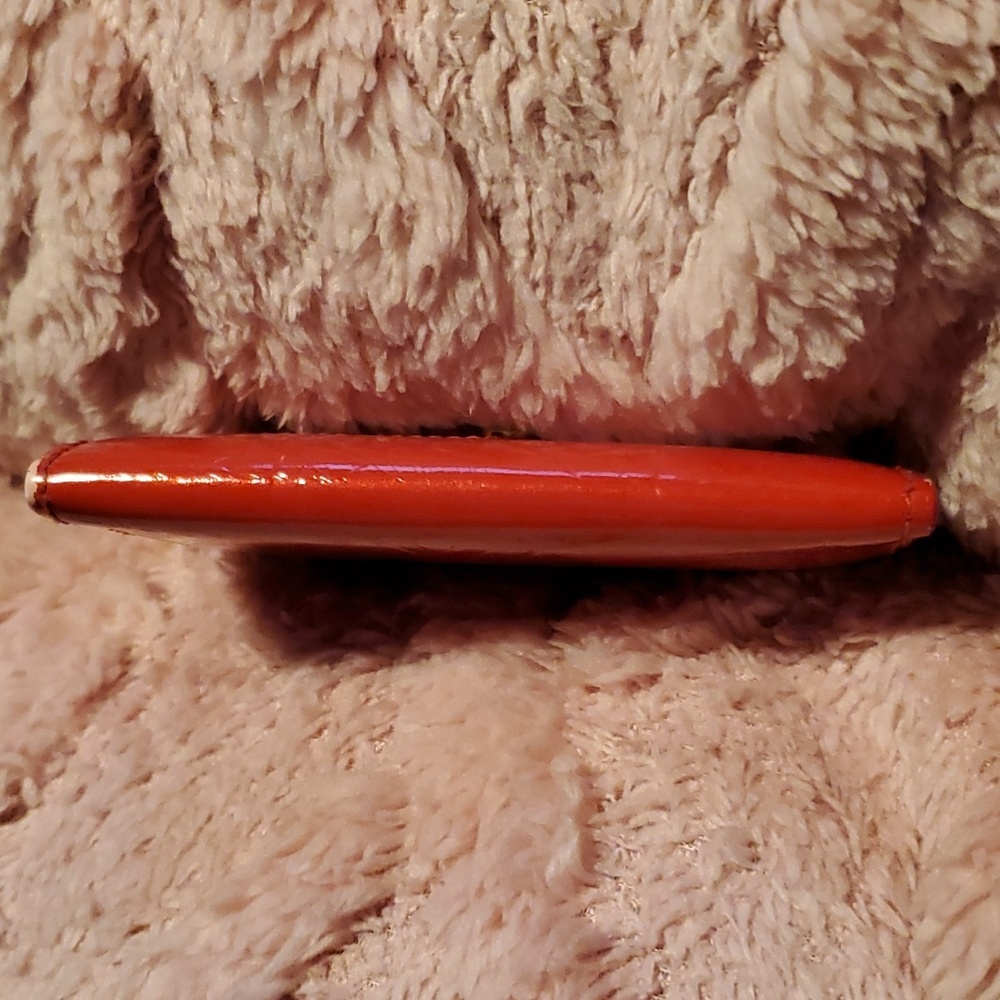 LOUIS VUITTON Vintage Red Snap Wallet w Callouts - Picture 6 of 16